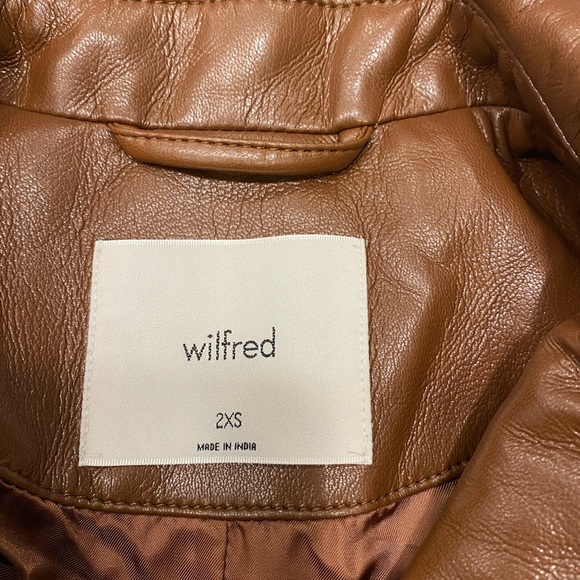 Aritizia Wilfred leather jacket Brand new with tags - Picture 2 of 5